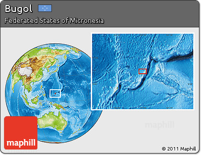 Physical Location Map of Bugol