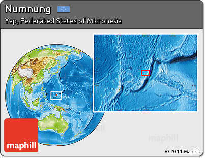 Physical Location Map of Numnung