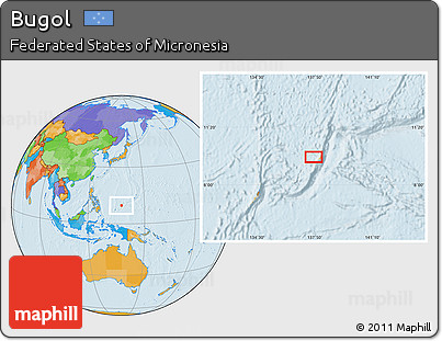 Political Location Map of Bugol