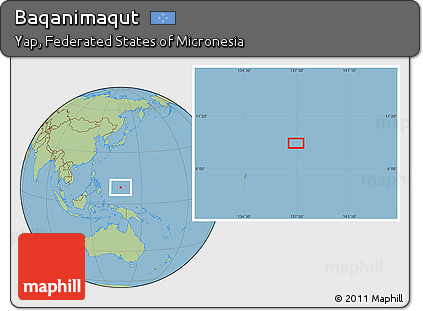 Savanna Style Location Map of Baqanimaqut