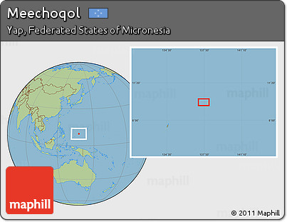 Savanna Style Location Map of Meechoqol