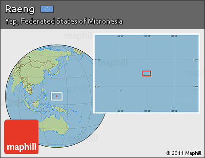 Savanna Style Location Map of Raeng