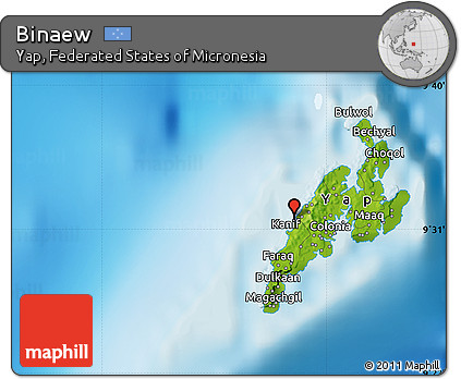 Physical Map of Binaew