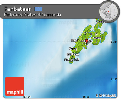 Physical Map of Fanbatear