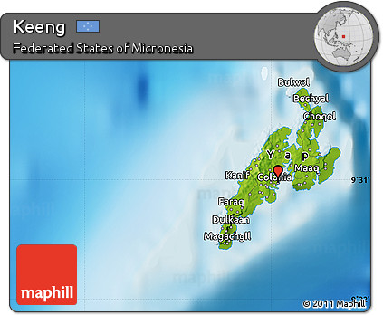 Physical Map of Keeng