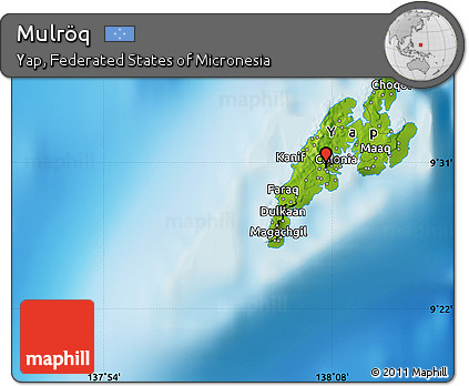 Physical Map of Mulröq