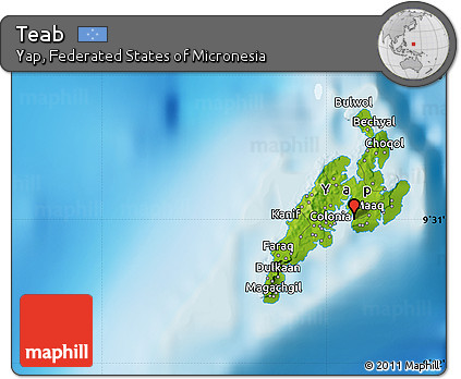 Physical Map of Teab