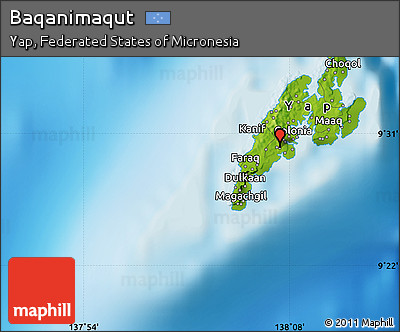 Physical Map of Baqanimaqut