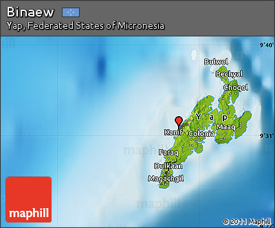 Physical Map of Binaew