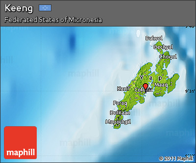 Physical Map of Keeng