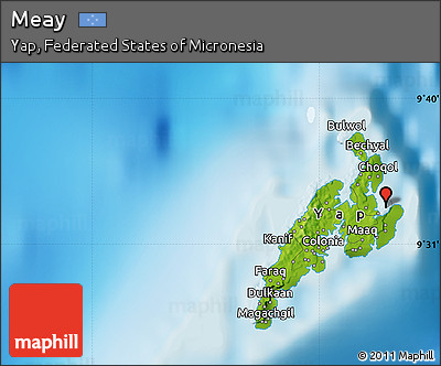 Physical Map of Meay