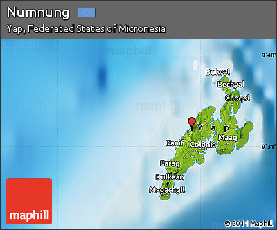 Physical Map of Numnung