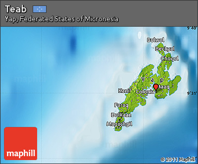 Physical Map of Teab