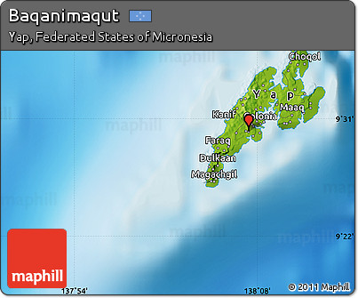 Physical Map of Baqanimaqut