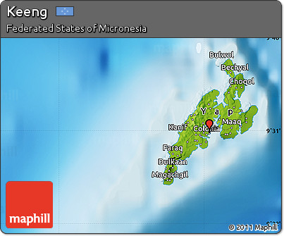 Physical Map of Keeng