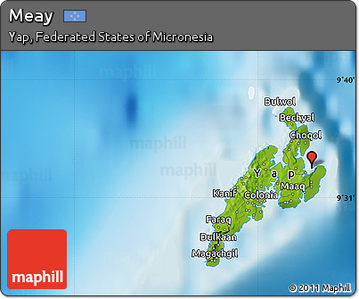 Physical Map of Meay