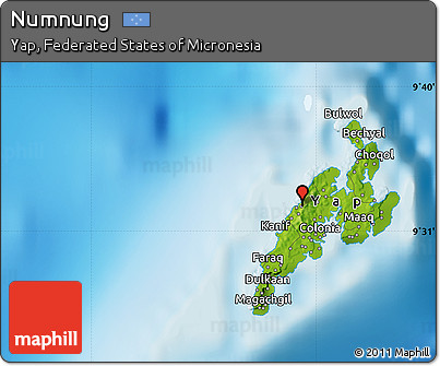 Physical Map of Numnung