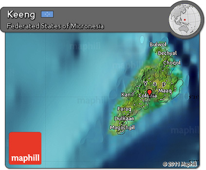 Satellite Map of Keeng