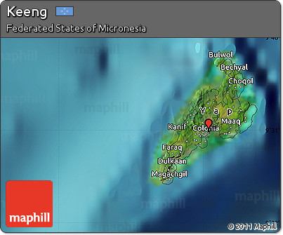 Satellite Map of Keeng