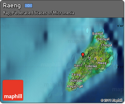 Satellite Map of Raeng