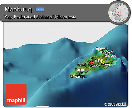 Satellite Panoramic Map of Maabuuq