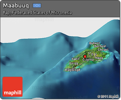 Satellite Panoramic Map of Maabuuq