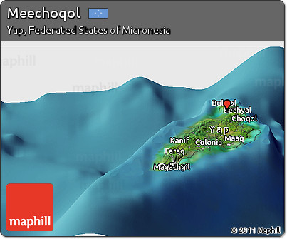 Satellite Panoramic Map of Meechoqol