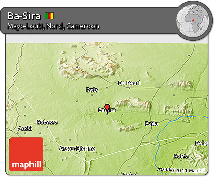 Physical 3D Map of Ba-Sira