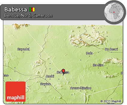 Physical 3D Map of Babessa