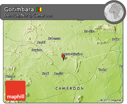 Physical 3D Map of Gorimbara