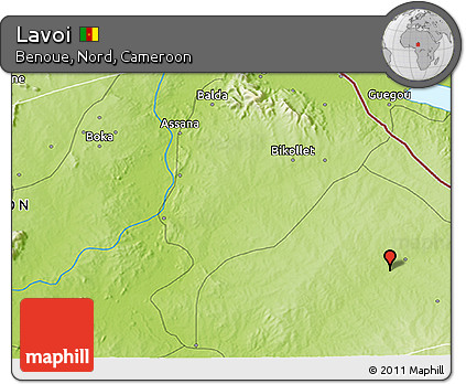 Physical 3D Map of Lavoi
