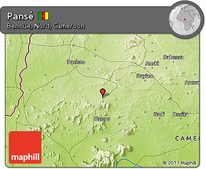 Physical 3D Map of Pansé
