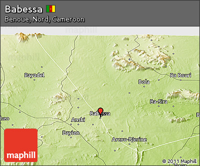 Physical 3D Map of Babessa