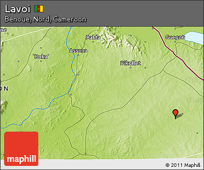 Physical 3D Map of Lavoi