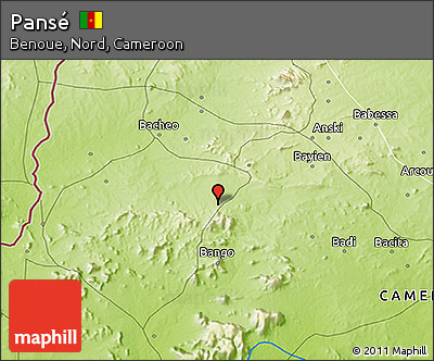 Physical 3D Map of Pansé