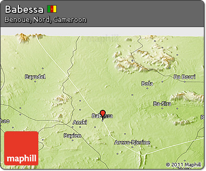 Physical 3D Map of Babessa