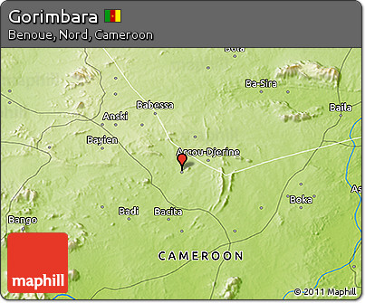 Physical 3D Map of Gorimbara