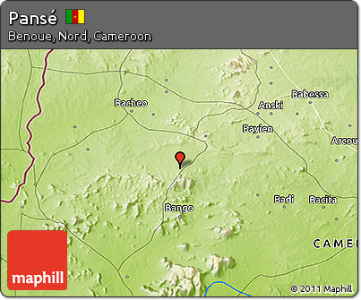 Physical 3D Map of Pansé