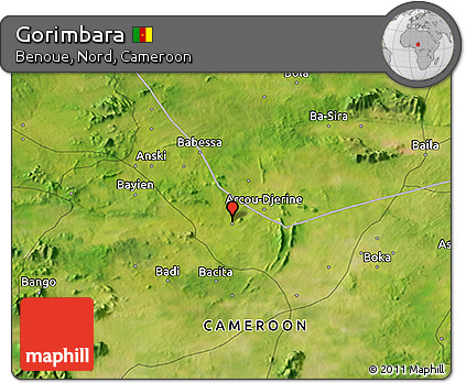 Satellite 3D Map of Gorimbara