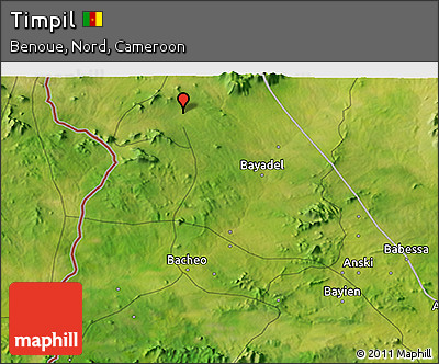Satellite 3D Map of Timpil