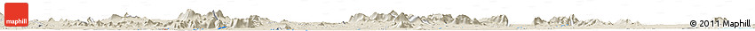 Shaded Relief Horizon Map of Ouro Labaré