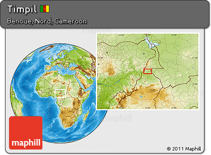 Physical Location Map of Timpil