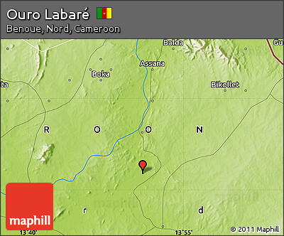 Physical Map of Ouro Labaré
