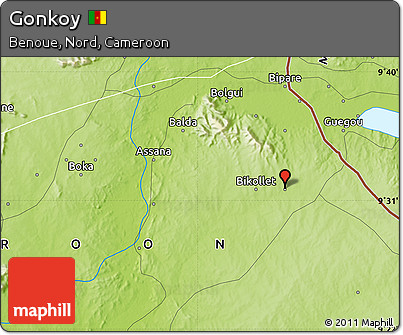 Physical Map of Gonkoy