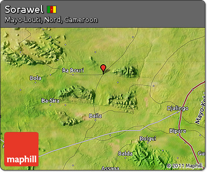 Satellite Map of Sorawel
