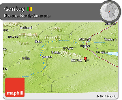 Physical Panoramic Map of Gonkoy