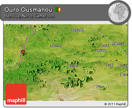 Satellite Panoramic Map of Ouro Ousmanou