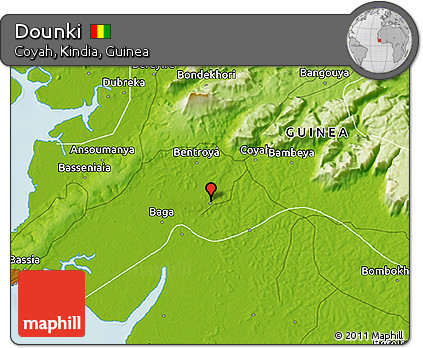 Physical 3D Map of Dounki