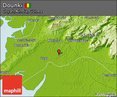 Physical 3D Map of Dounki