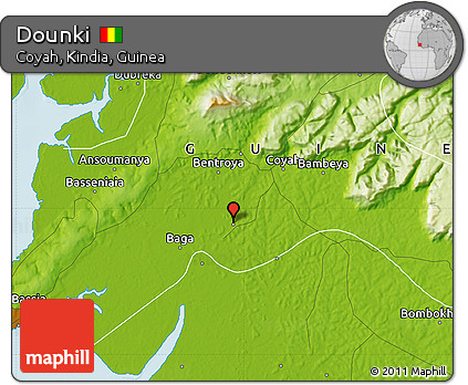 Physical Map of Dounki
